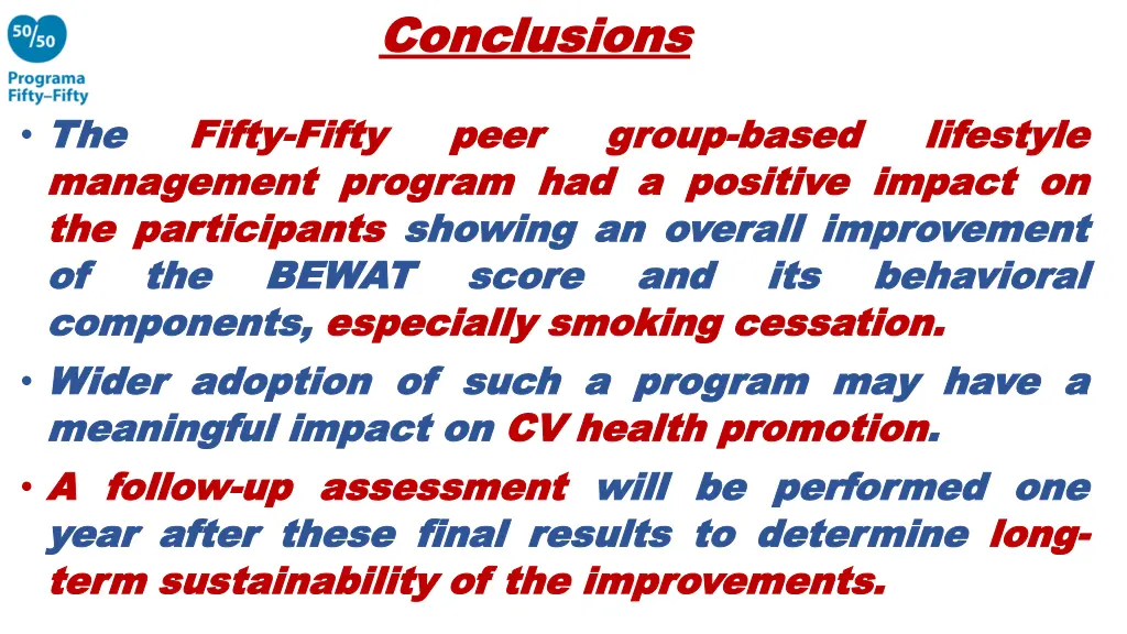 conclusions conclusions