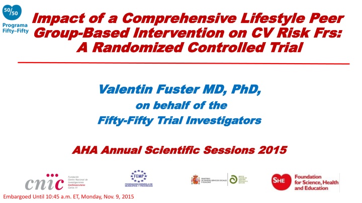 impact of a comprehensive lifestyle impact