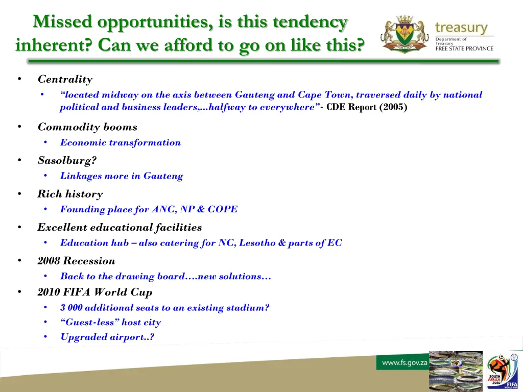 missed opportunities is this tendency inherent