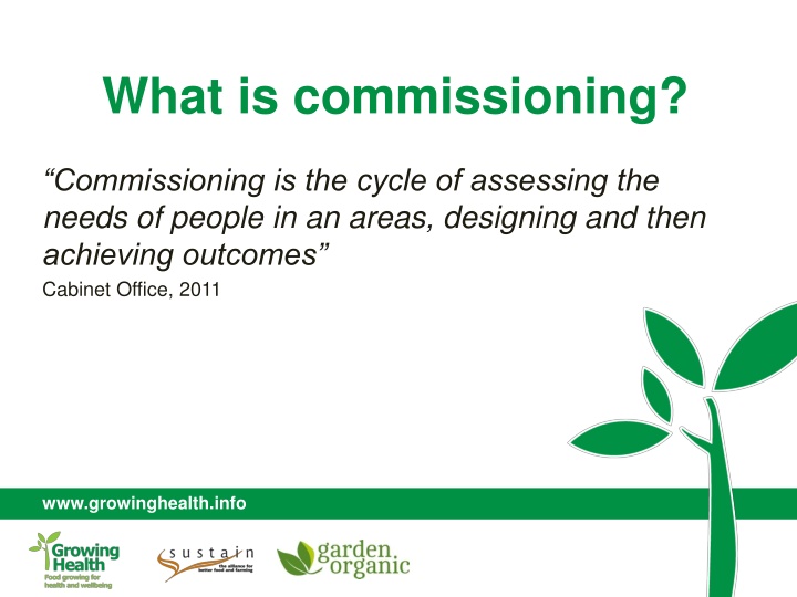 what is commissioning