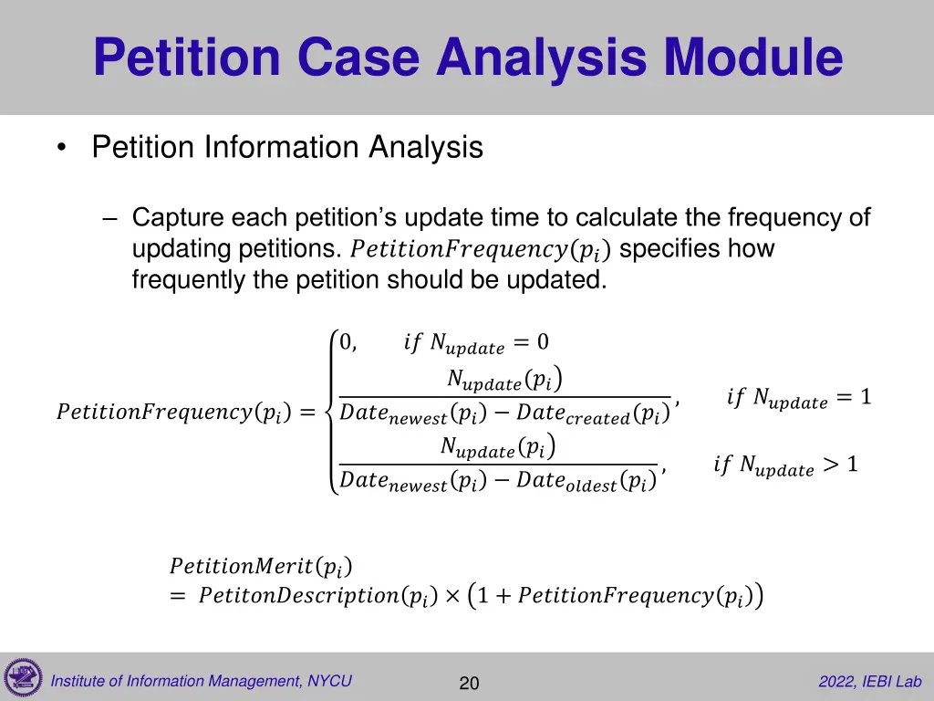 petition case analysis module 1