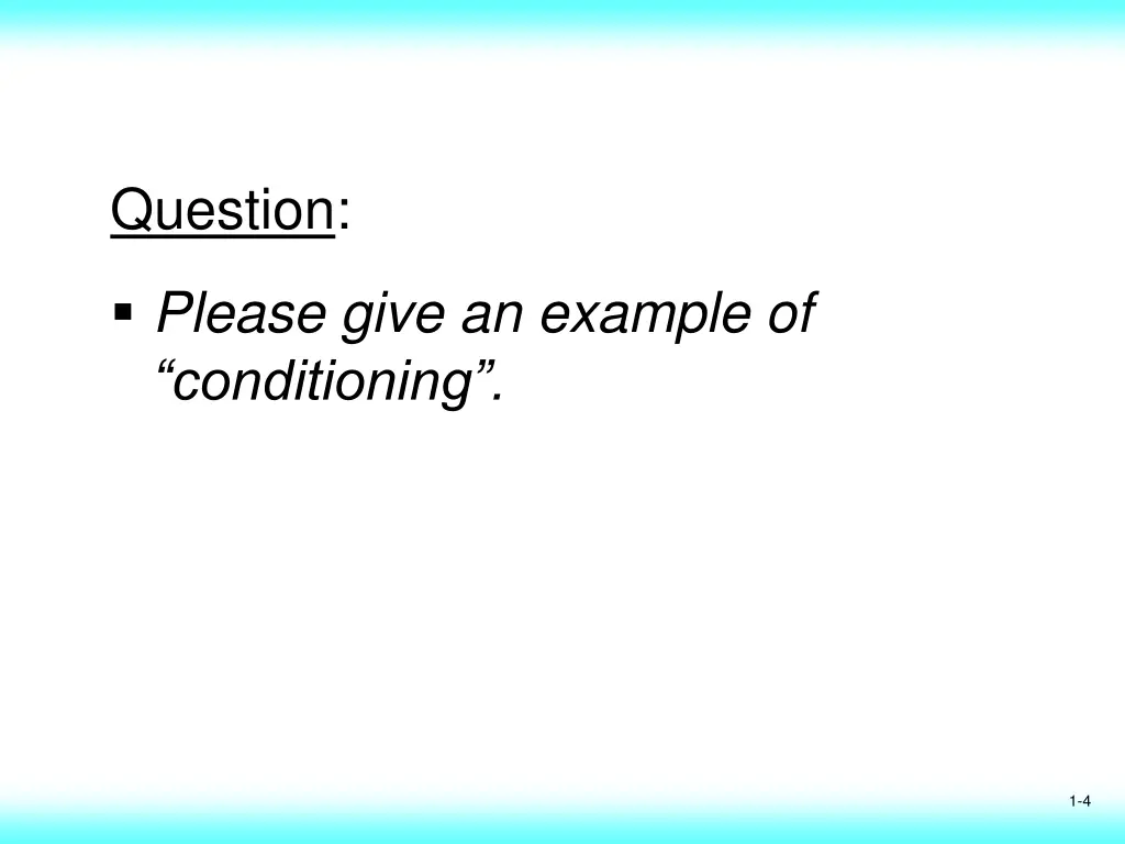 question