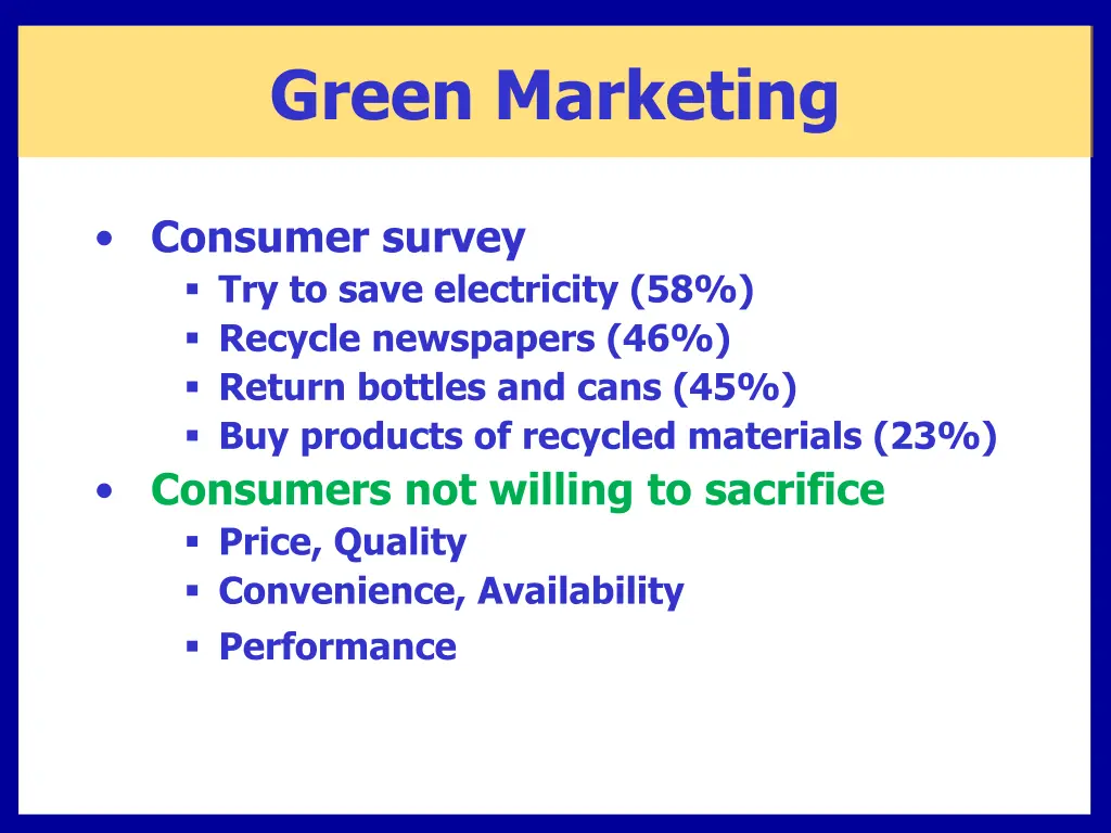 green marketing