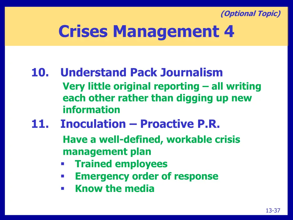optional topic 3