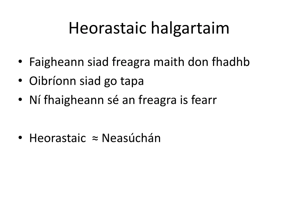 heorastaic halgartaim