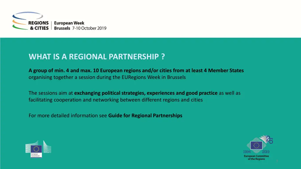 what is a regional partnership