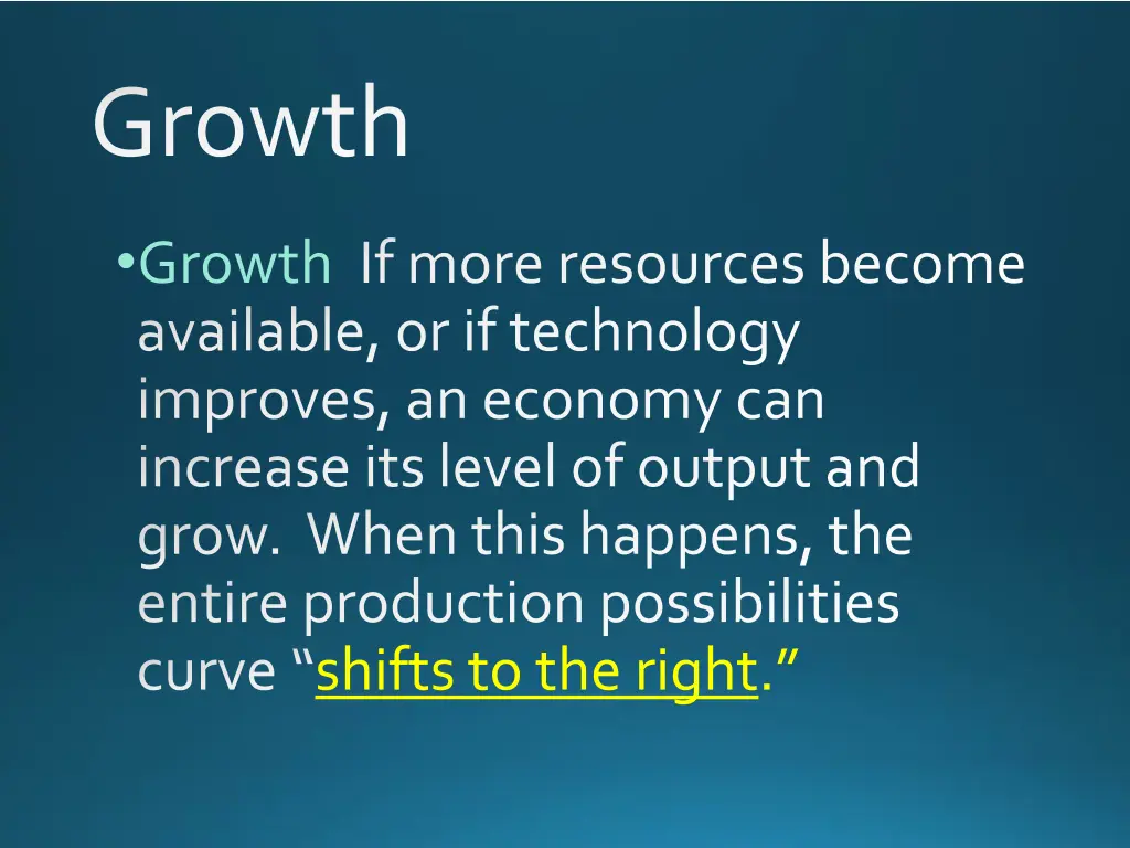 growth