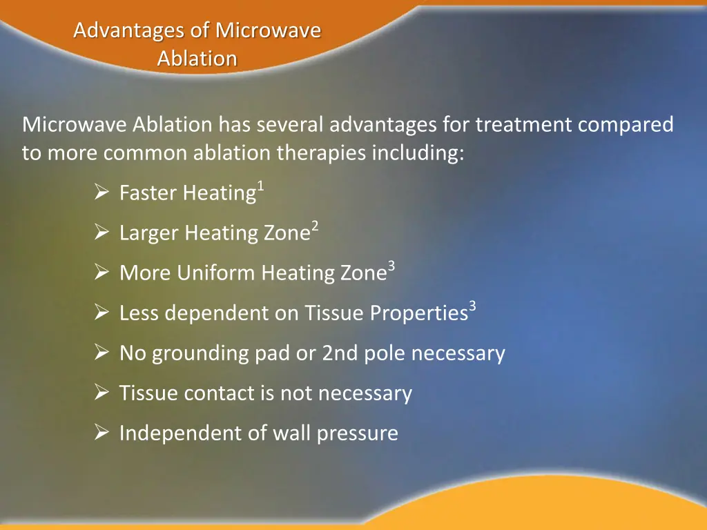 advantages of microwave ablation