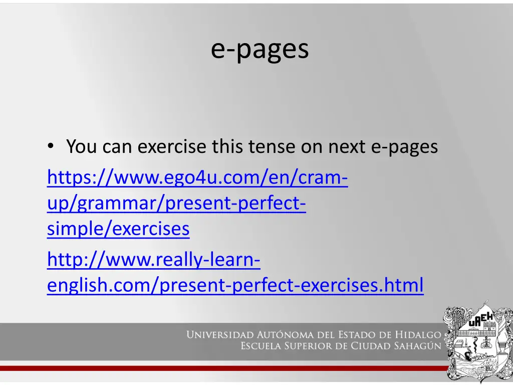 e pages