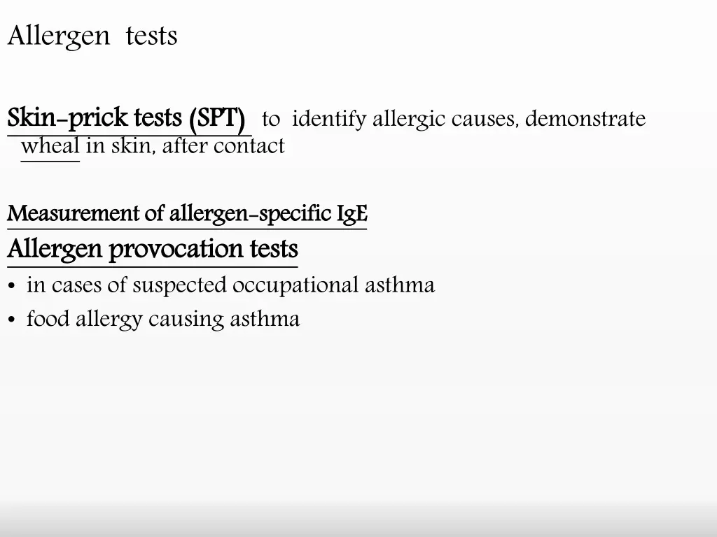 allergen tests
