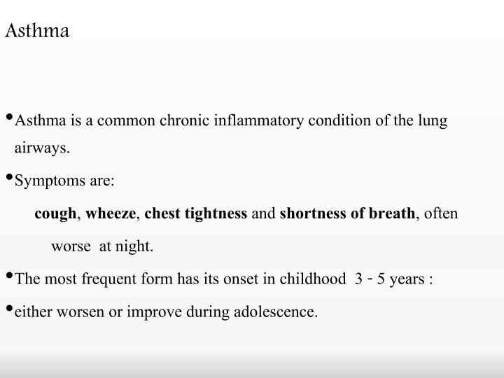 asthma