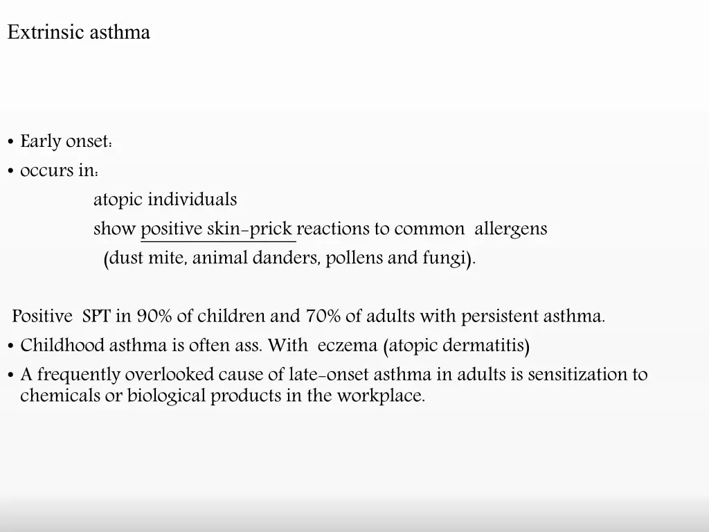 extrinsic asthma