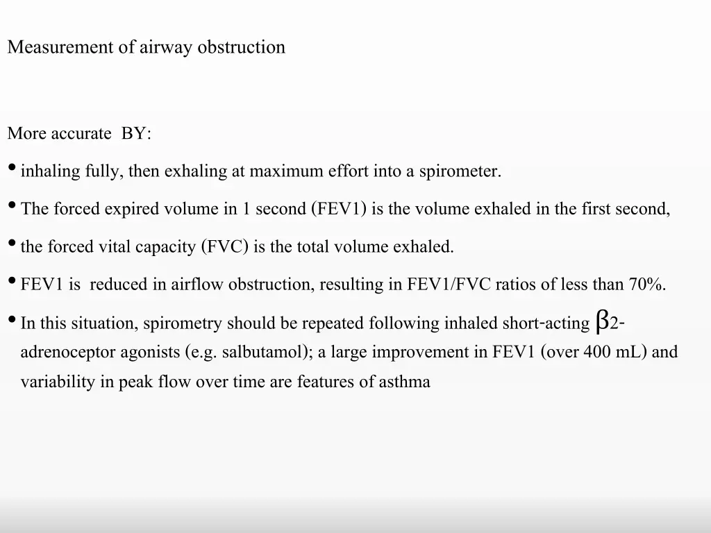 measurement of airway obstruction