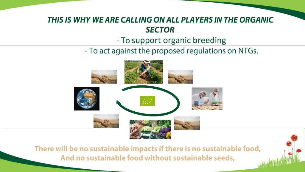 support organic breeding