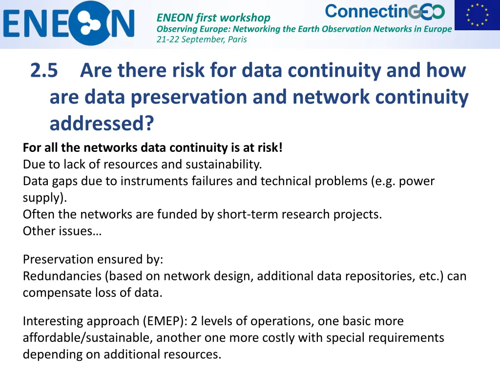 eneon first workshop observing europe networking 5