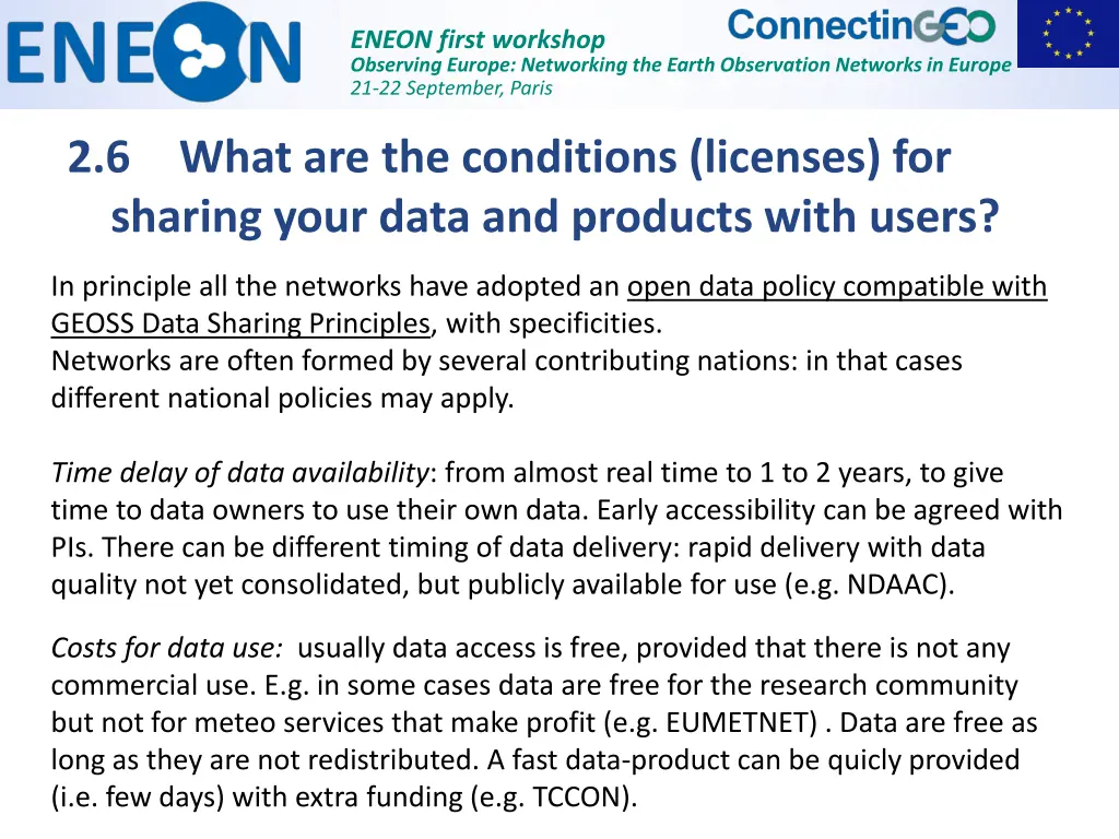 eneon first workshop observing europe networking 6