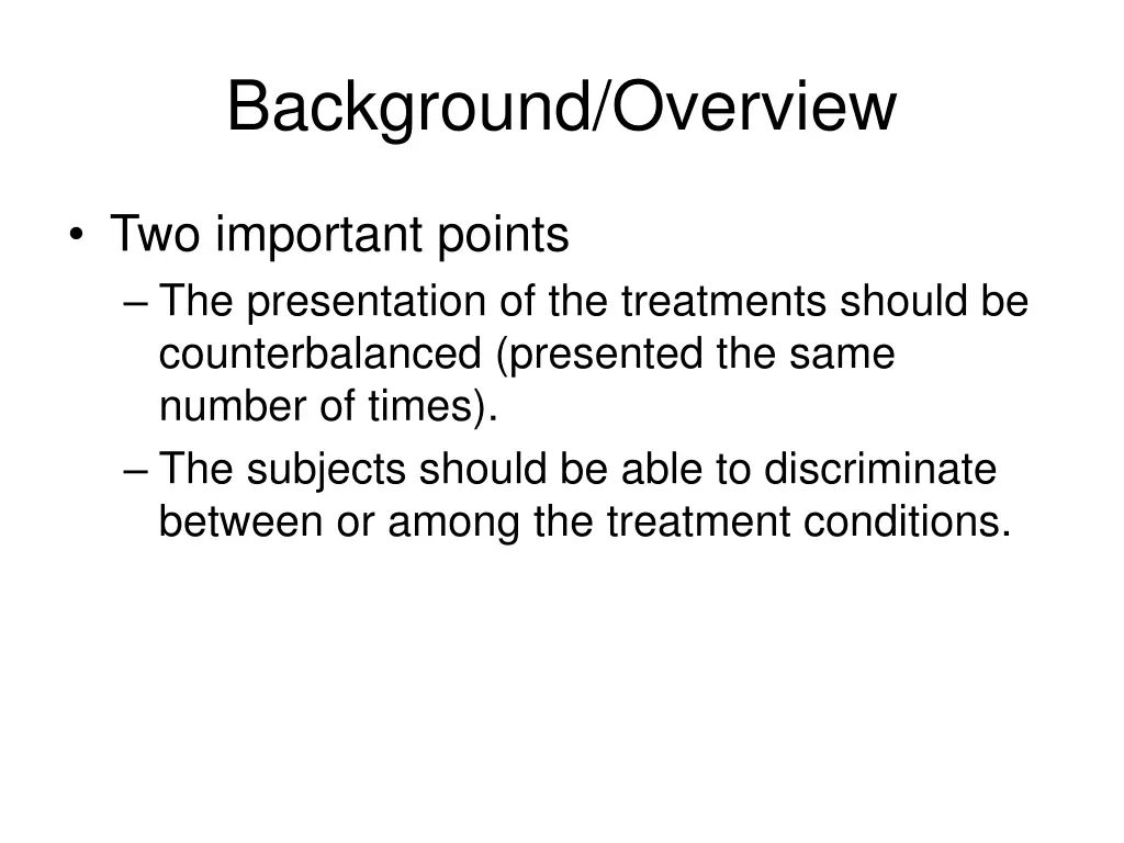 background overview 1