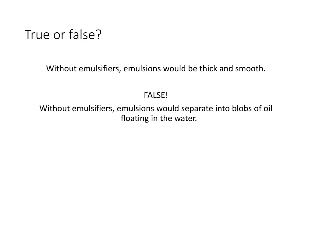 true or false 4