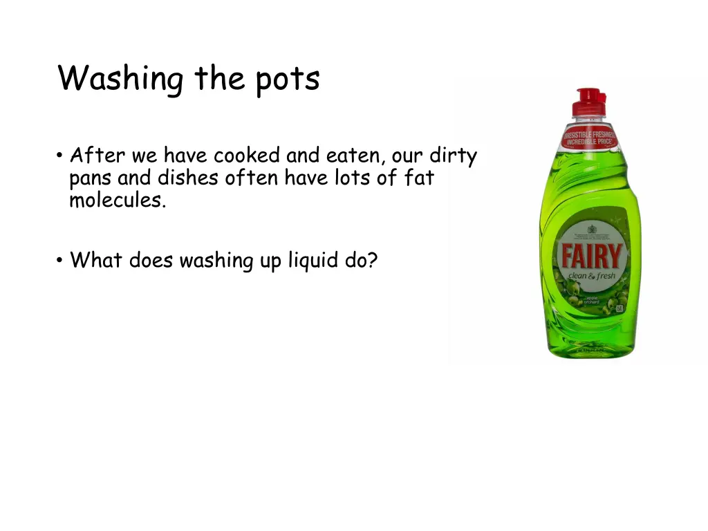 washing the pots