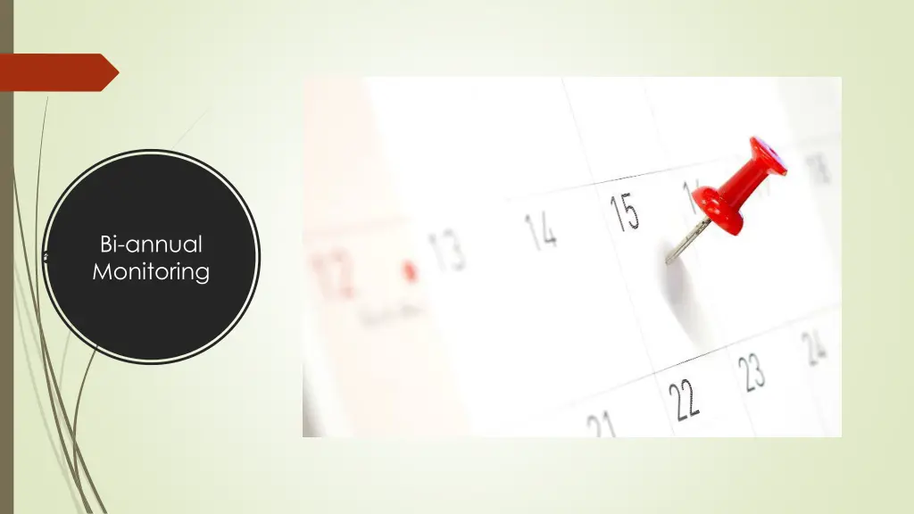 bi annual monitoring