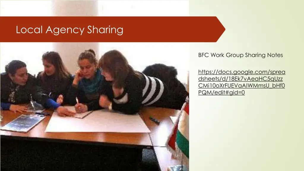 local agency sharing