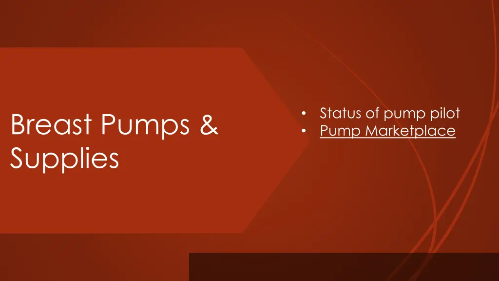 status of pump pilot pump marketplace