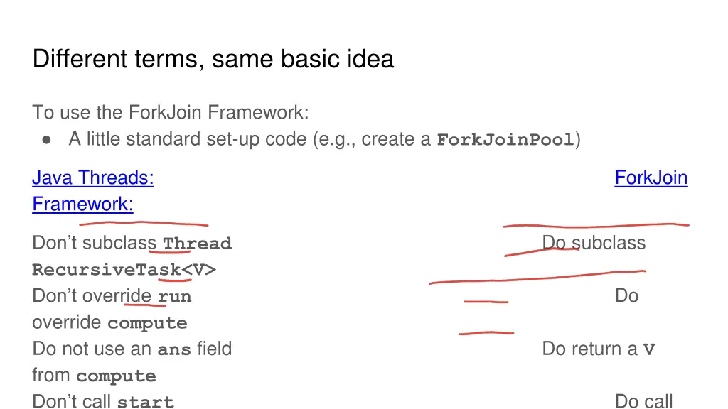 different terms same basic idea