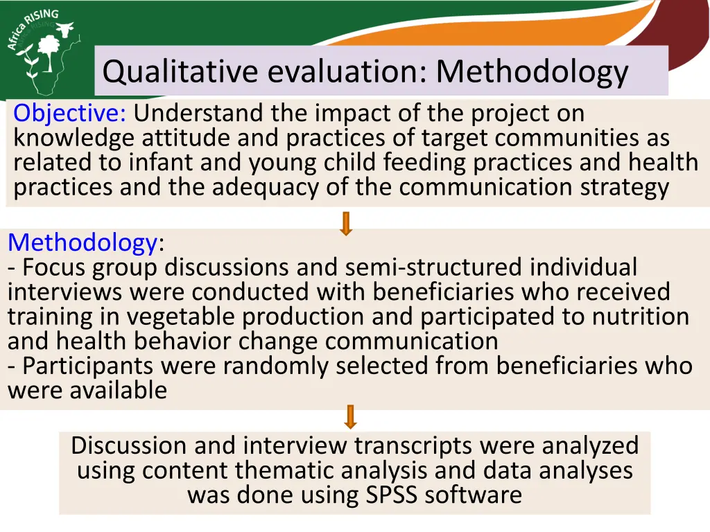 qualitative evaluation methodology objective