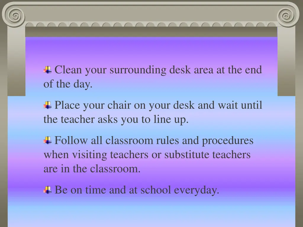 clean your surrounding desk area