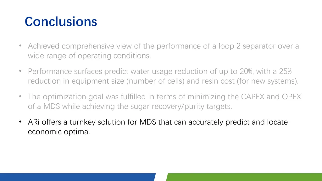 conclusions 3