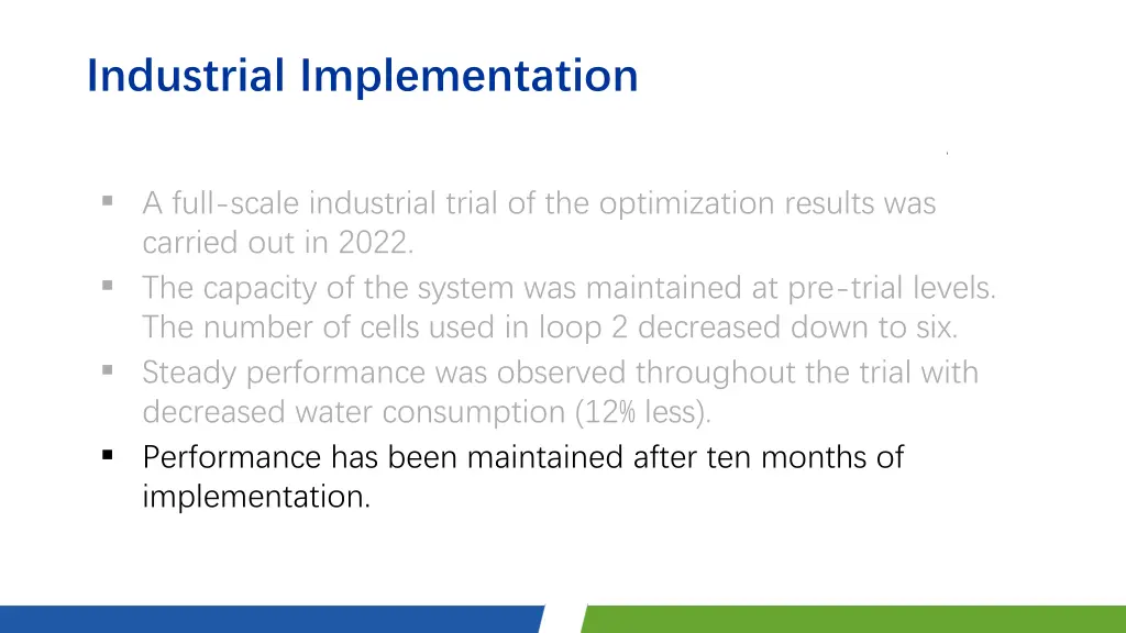 industrial implementation 3