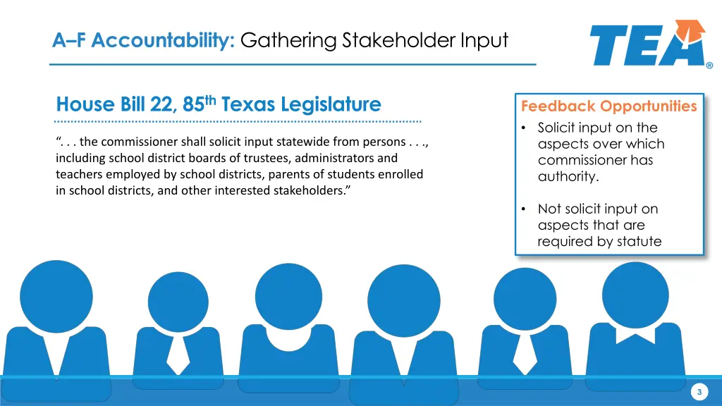 a f accountability gathering stakeholder input