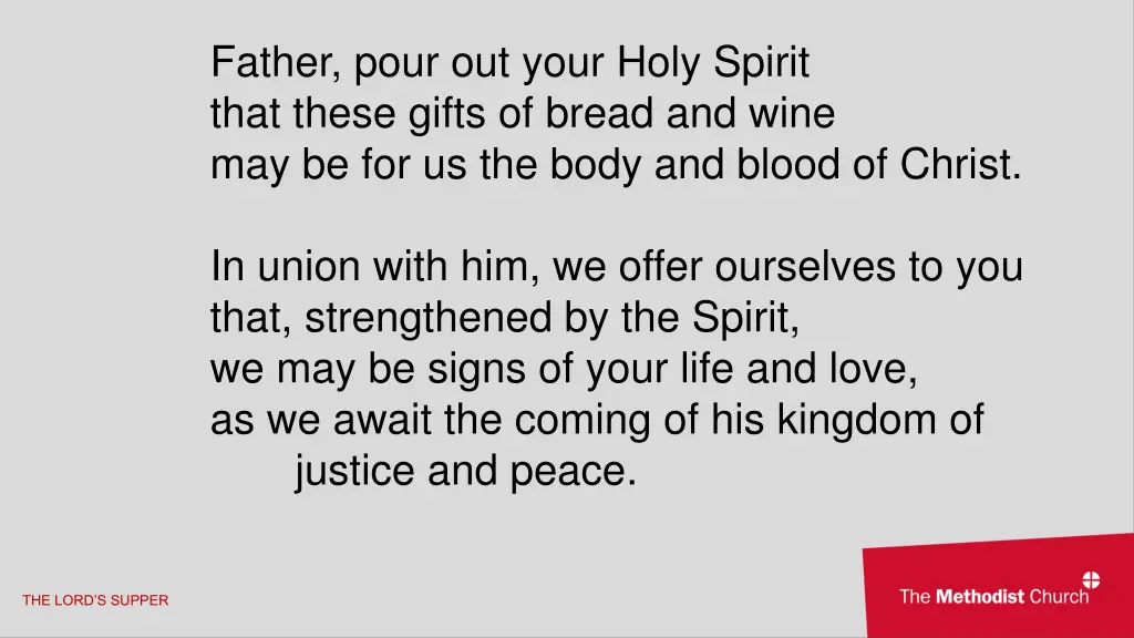 father pour out your holy spirit that these gifts