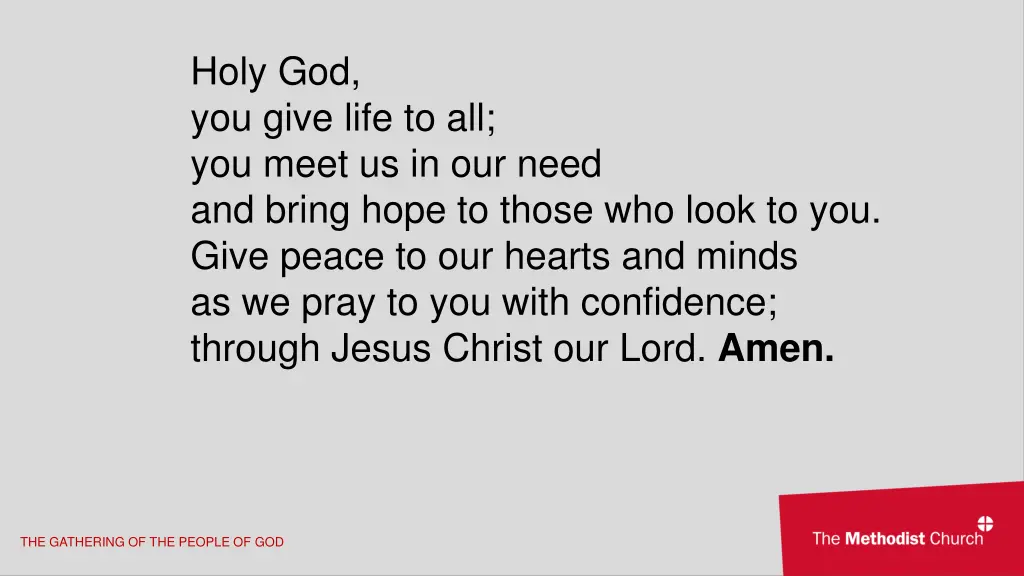 holy god you give life to all you meet