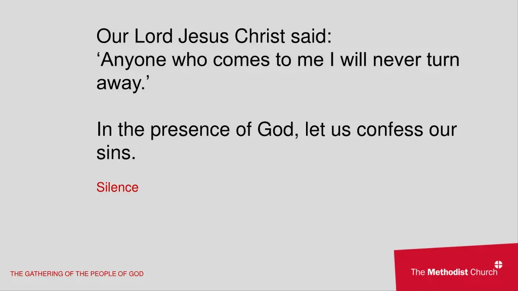 our lord jesus christ said anyone who comes