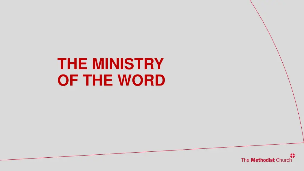 the ministry of the word