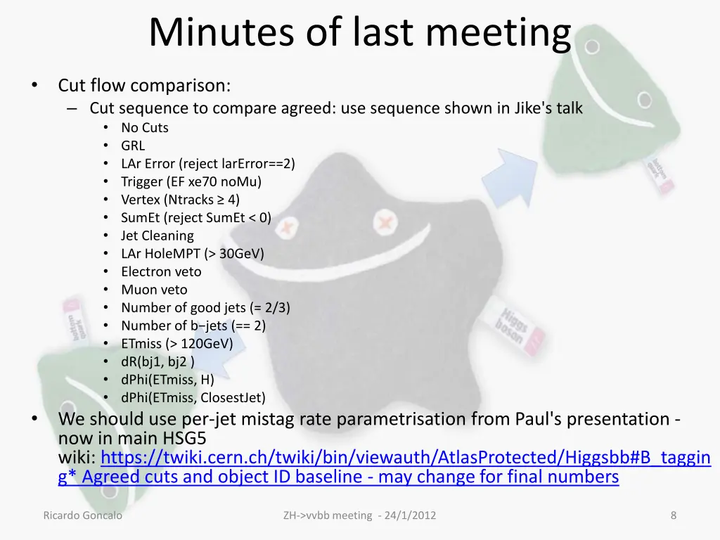 minutes of last meeting