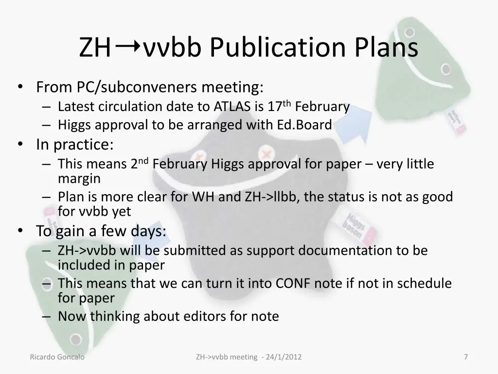 zh bb publication plans