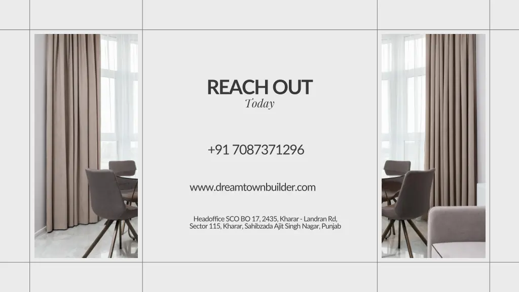 reach out today