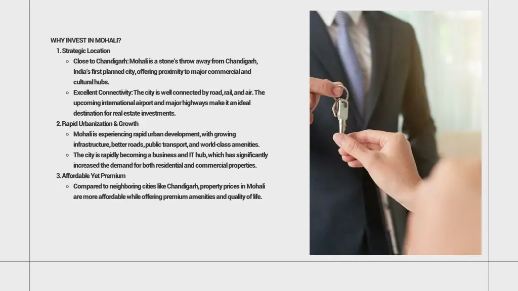 why invest in mohali 1 strategic location close