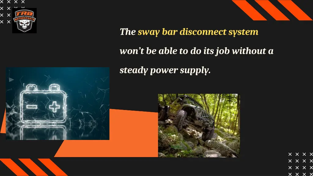 the sway bar disconnect system