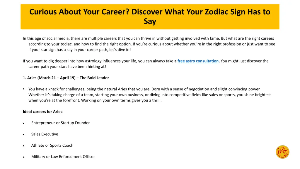 curious about your career discover what your 1
