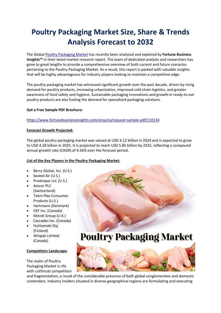 poultry packaging market size share trends