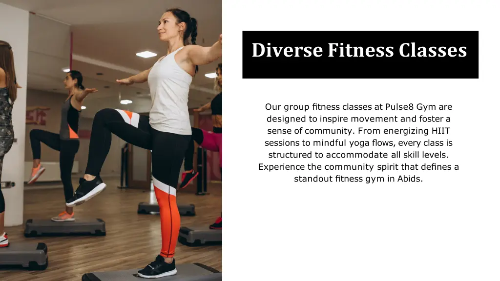 diverse fitness classes