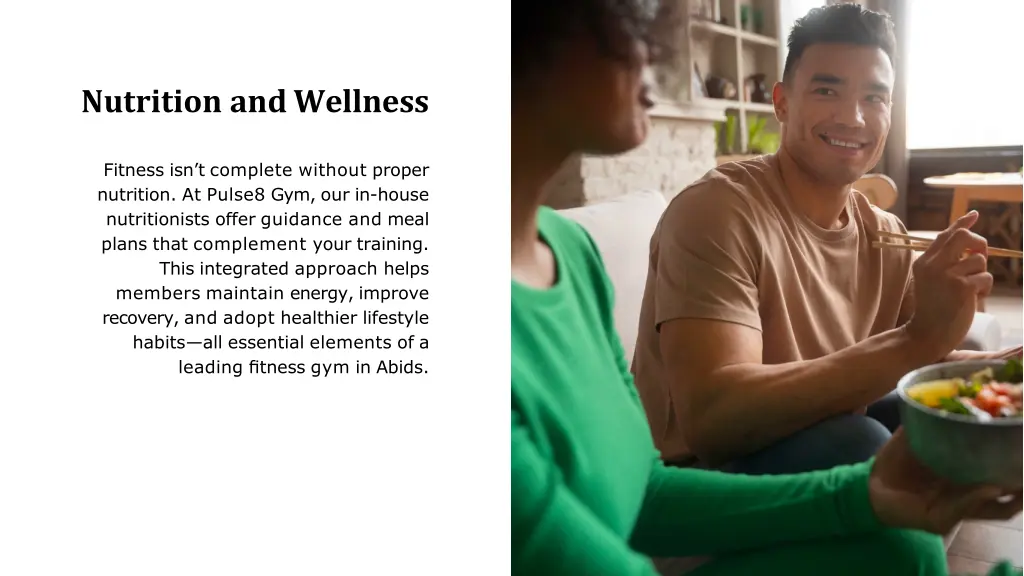 nutrition and wellness