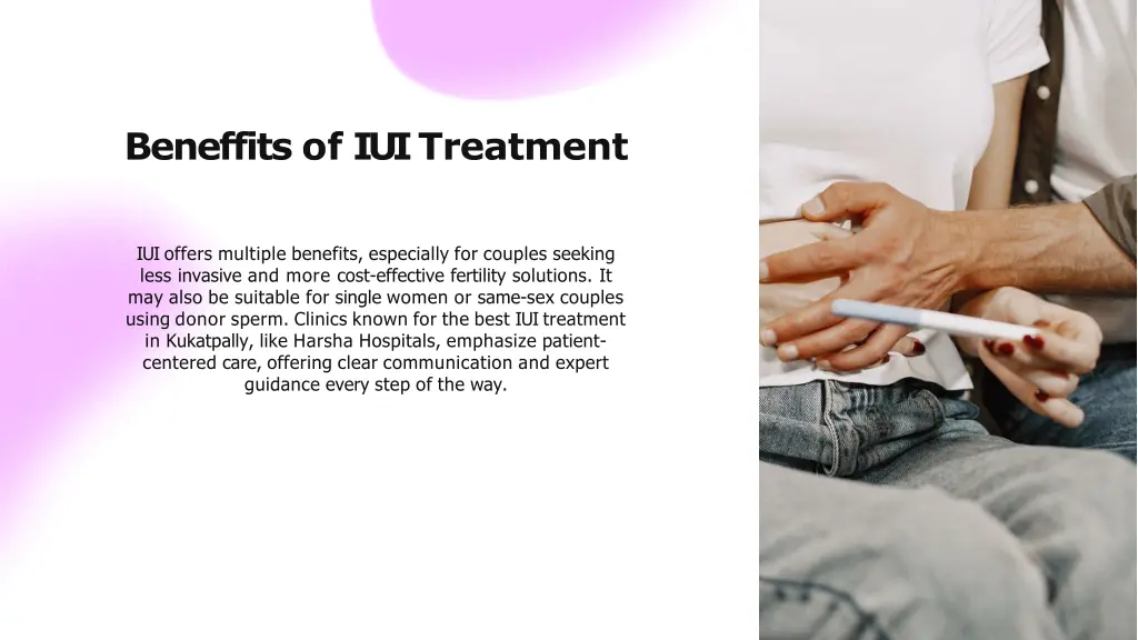 beneffits of iui treatment