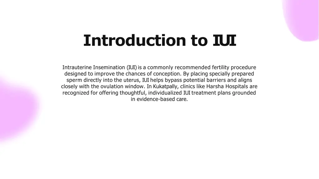 introduction to iui