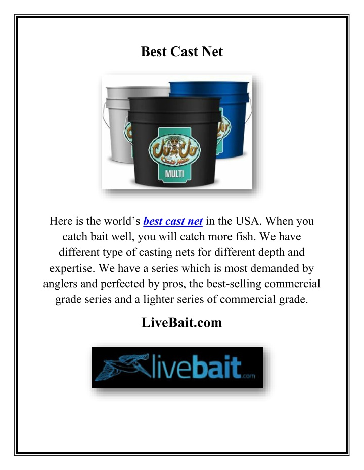 best cast net