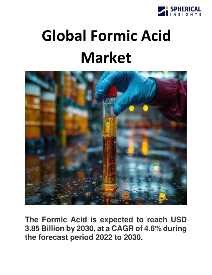 global formic acid market