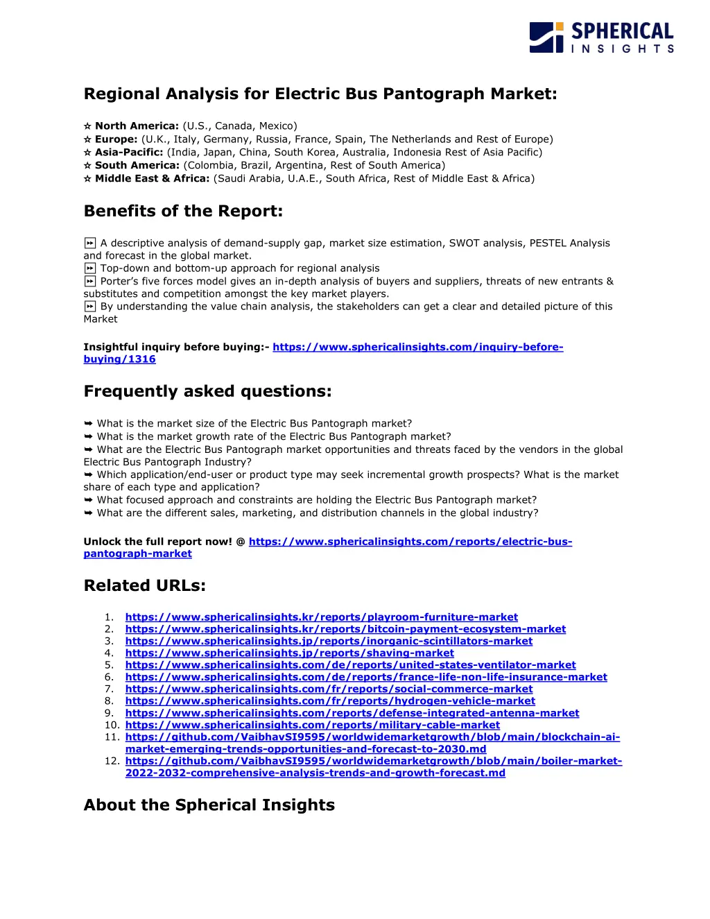 regional analysis for electric bus pantograph
